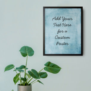 Poster Adicionar Seu Texto Personalizado Subtil Grunge