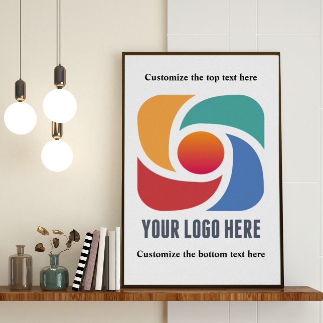 Poster Adicione Seu Logotipo de Negócios Personalizado Ma (Criador carregado)