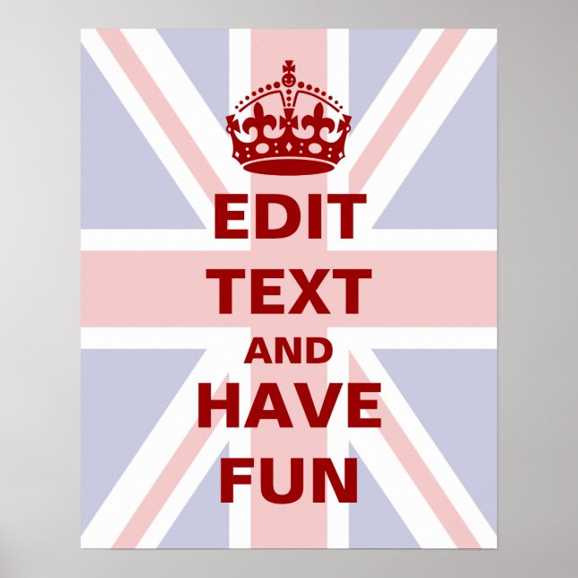 Poster Adicione seu próprio texto aqui! (Frente)