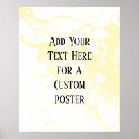 Adicione seu texto personalizado, branco e amarelo