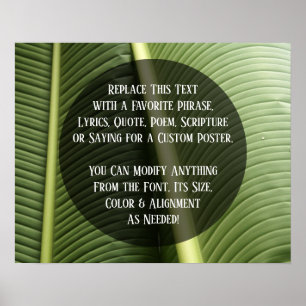 Poster Adicione Seu Texto Personalizado Foto em Close-up