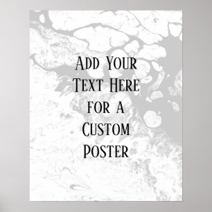 Poster Adicione Seu Texto Personalizado, Sua Mídia Branc