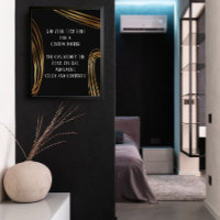 Adicione Seus Ovais Dourados Escritos, Preto