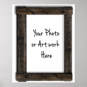 Pôster Adicione sua arte ou foto ao antigo Modelo de quad