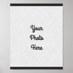 Poster Adicione sua foto/Design - Poster/Impressão
