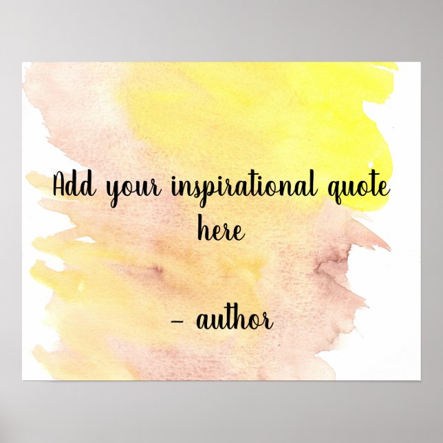 Poster Adicione Sua Própria Cotação Solarenga Splash (Frente)