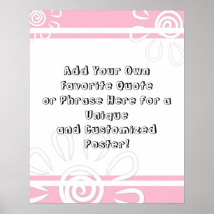 Poster Adicione suas faixas de cotação personalizadas e R