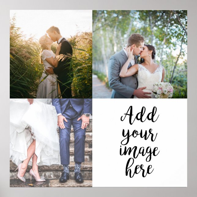 Poster Adicione suas próprias fotos Estilo personalizável (Frente)