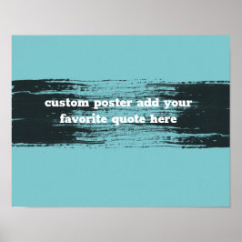 Poster adicione um texto preto com aspas