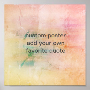 Poster adicione uma citação abstrato tinta design cor-d