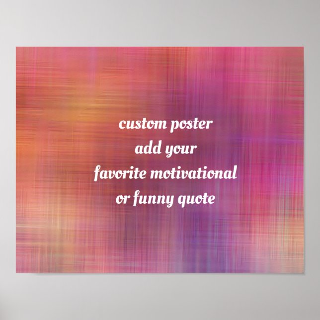 Poster adicione uma citação motivacional ou engraçada (Frente)