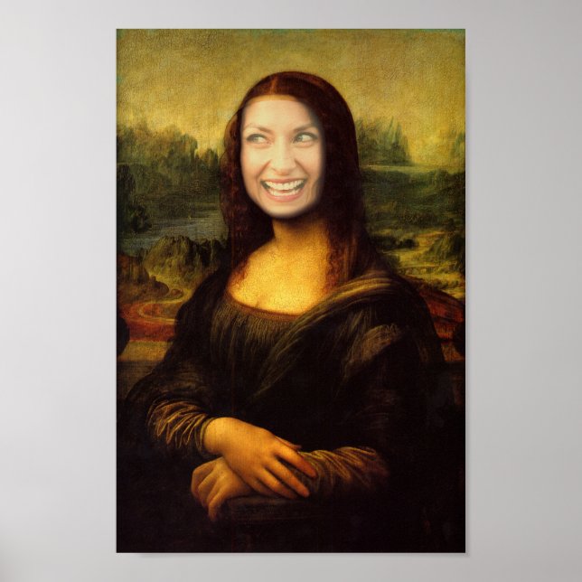 Poster Adicione uma Mona Lisa (Frente)