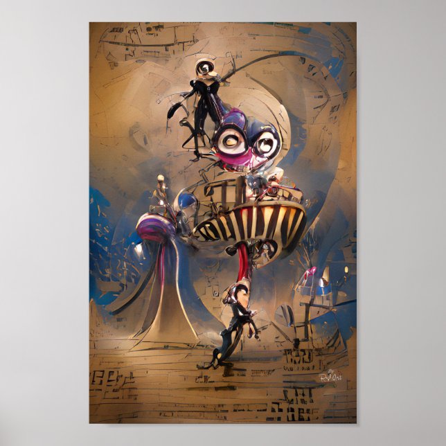 Poster Adicione Whimsy ao seu espaço com grande circo Fan (Frente)