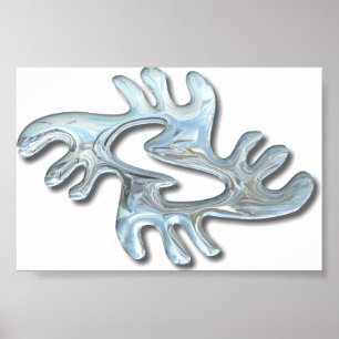 Pôster Adinkra-peace-glass