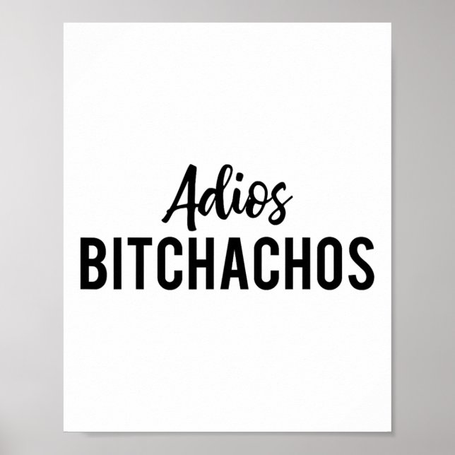 Poster Adios Achos Funny Cinco de Mayo - Festa Gift (Frente)