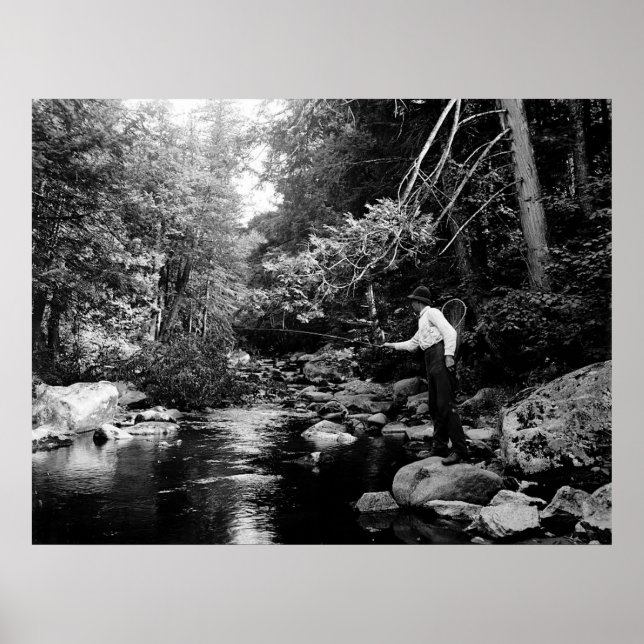 Pôster Adirondack Fly Fisheries (Frente)