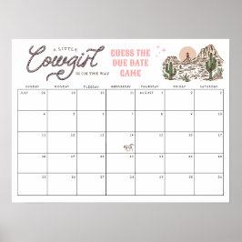 Poster Adivinha o Chá de fraldas da Garota do Vencimento