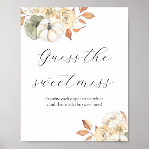 Poster Adivinha o Chá de fraldas do Doce Mess