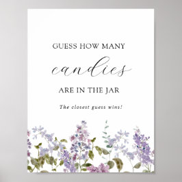 Poster Adivinha quantos estão no jogo do Chá Jar