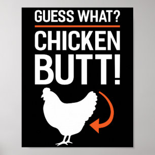 Poster Adivinha Que Bumbum De Frango