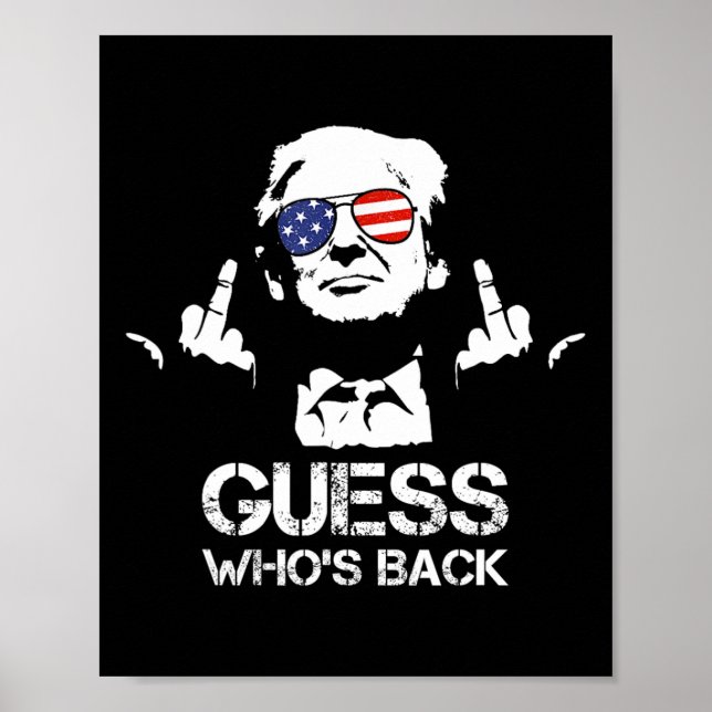 Poster Adivinha quem é o Trump de Volta (Frente)