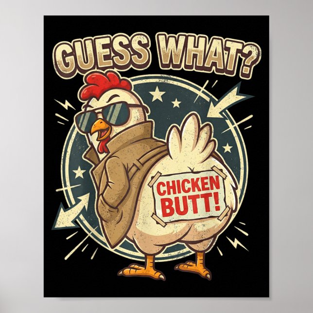 Poster Adivinhe O Que Bunda De Galinha  (Frente)