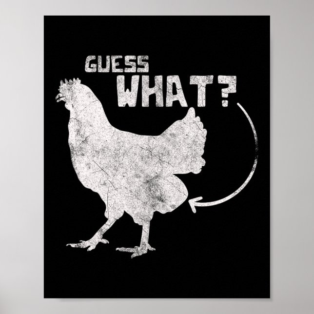 Poster Adivinhe O Que Frango  (Frente)