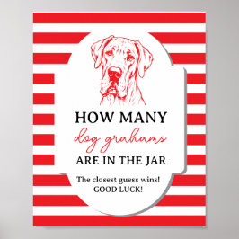Poster Adivinhe Quantos Dogue Alemão Grahams Dane Mostrar