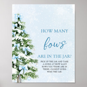 Poster Adivinhe Quantos Laços de Natal Chuvinha de Amor B