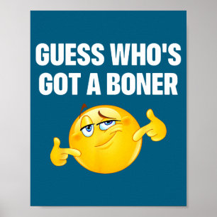 Poster Adivinhe Quem Tem Um Humor Adulto Malicioso