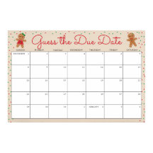 Adivinhem o jogo do Chá de fraldas Gingerpão em da