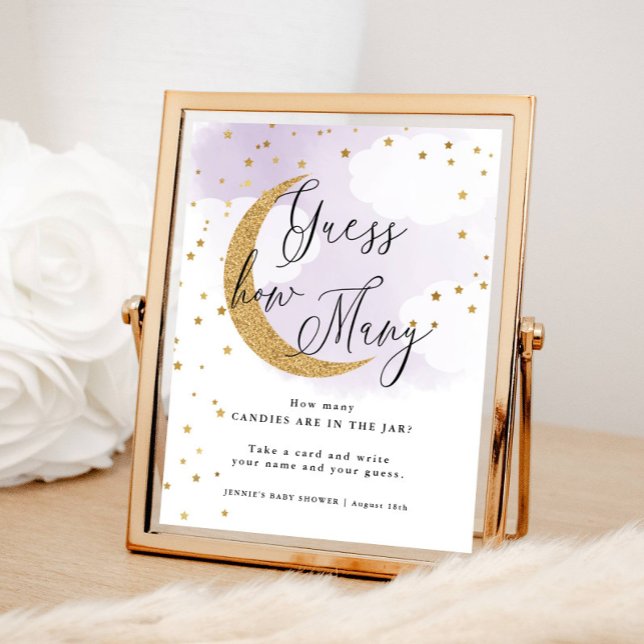 Poster Adivinhem Quantas Roxas Sobre O Jogo Do Chá de fra (Criador carregado)