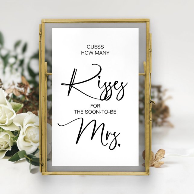 Poster Adivinhem quantos beijos a ser o símbolo da Sra. (Criador carregado)