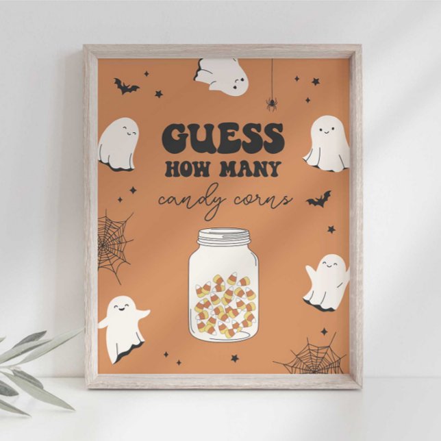 Poster Adivinhem Quantos Candy Corns no Sinal do Partido  (Criador carregado)