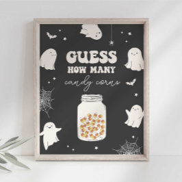 Poster Adivinhem Quantos Candy Corns no Sinal do Partido