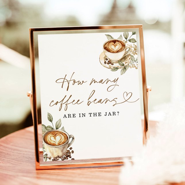 Poster Adivinhem Quantos Sinais De Jogo De Chá de fraldas (Criador carregado)