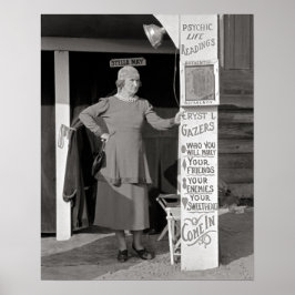 Pôster Adivinho, 1938. Foto Antiga