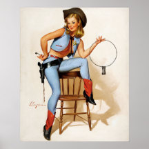 Adjunto de Cowgirl Pin Up