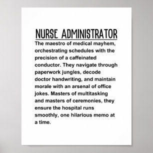 Poster Administrador de enfermeiros