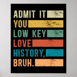 Poster Admita, Você Secretamente Ama História, Cara, Hist