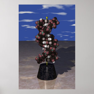 Poster ADN em um suporte