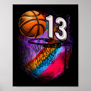 Poster Adolescente Oficial de Bysketbyll, 13 de 13 anos