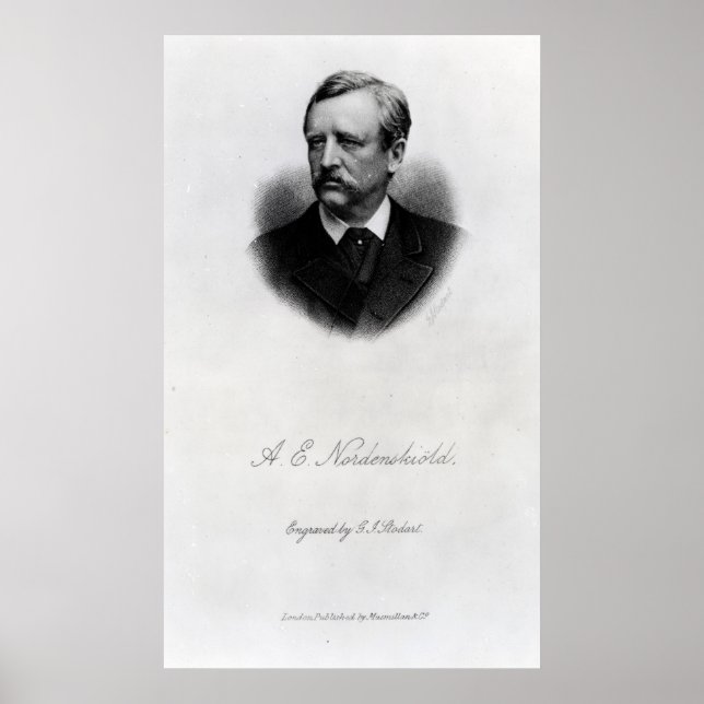 Pôster Adolf Erik Nordenskiold, 1880 (Frente)
