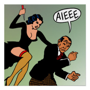 Pôster Adolph Barreaux "Sally the Sleuth" Art Poster