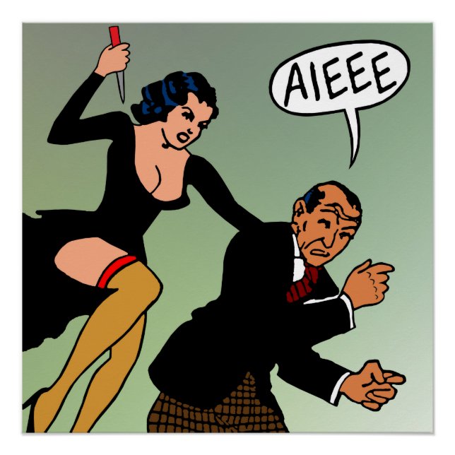 Pôster Adolph Barreaux "Sally the Sleuth" Art Poster (Frente)