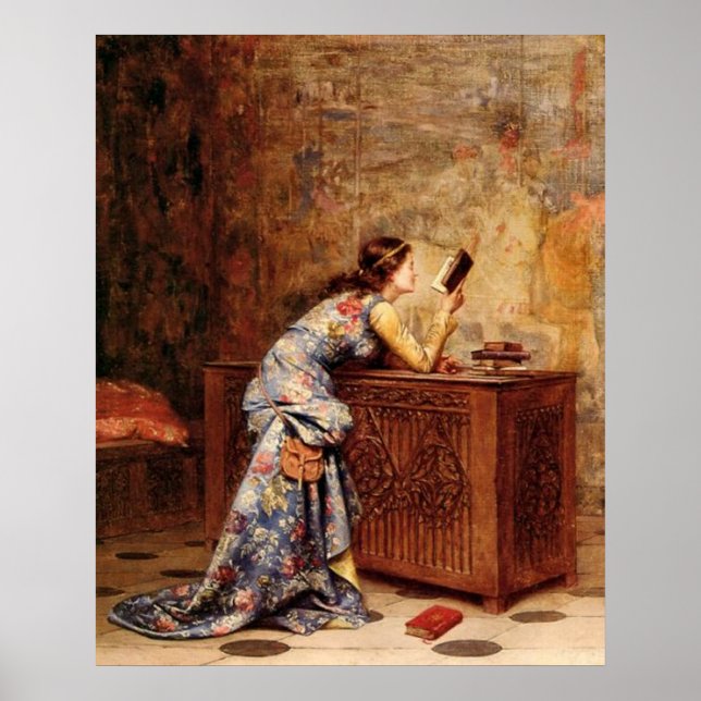 Pôster Adolphe Alexandre Lesrel  Captivated (Frente)