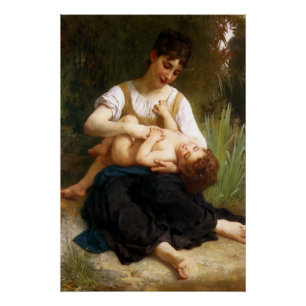 Pôster Adolphus Child and Teen por William Bouguereau