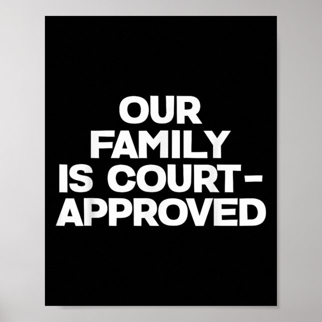 Poster Adoption Announcement Day Family Approved  (Frente)
