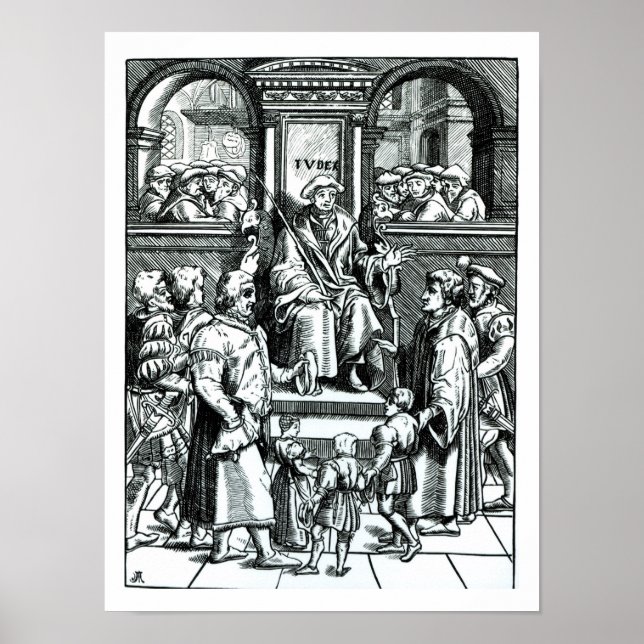 Pôster Adoption of orphan children in the Inferior Court (Frente)