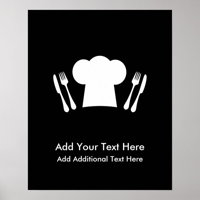 Pôster Adora cozinhar cozinha ou restaurante (Frente)